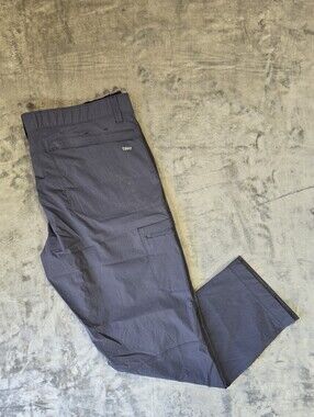 Tilley Nylon Cargo Hiking Pants Size 40x32 Gray